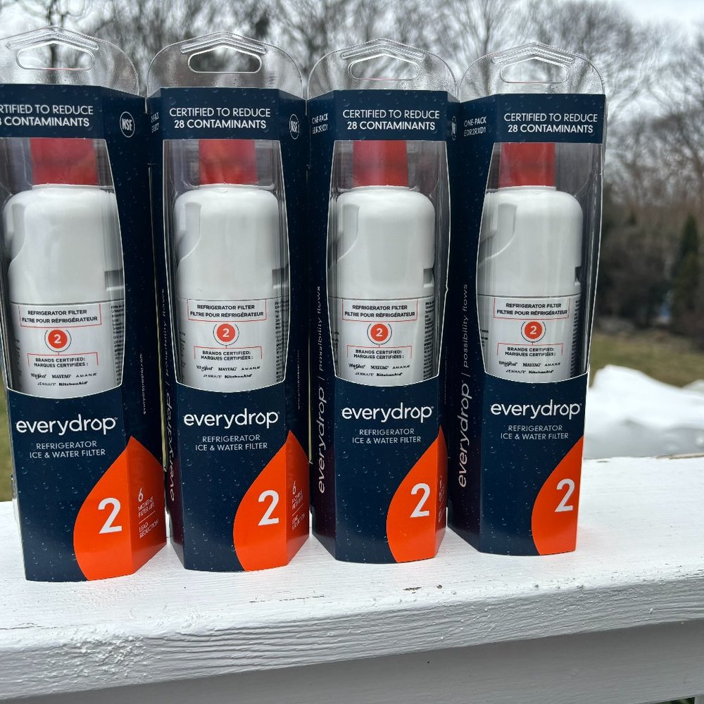 Everydrop by Whirlpool EDR2RXD1 Ice Water Refrigerator Filter 2 - 4 PACK